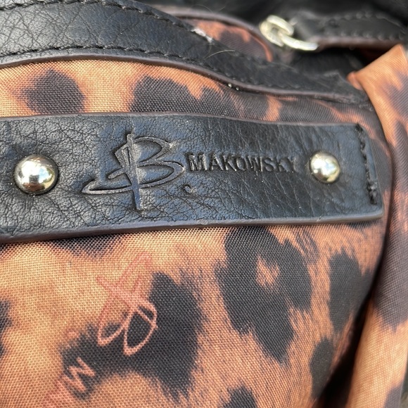 B. Makowsky Metallic Buckle Crossbody Purse - Picture 7 of 13